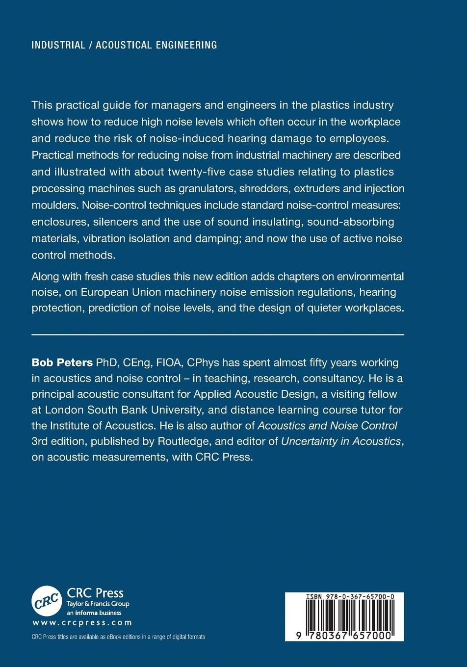 Rückseitencover Noise in the Plastics Processing Industry