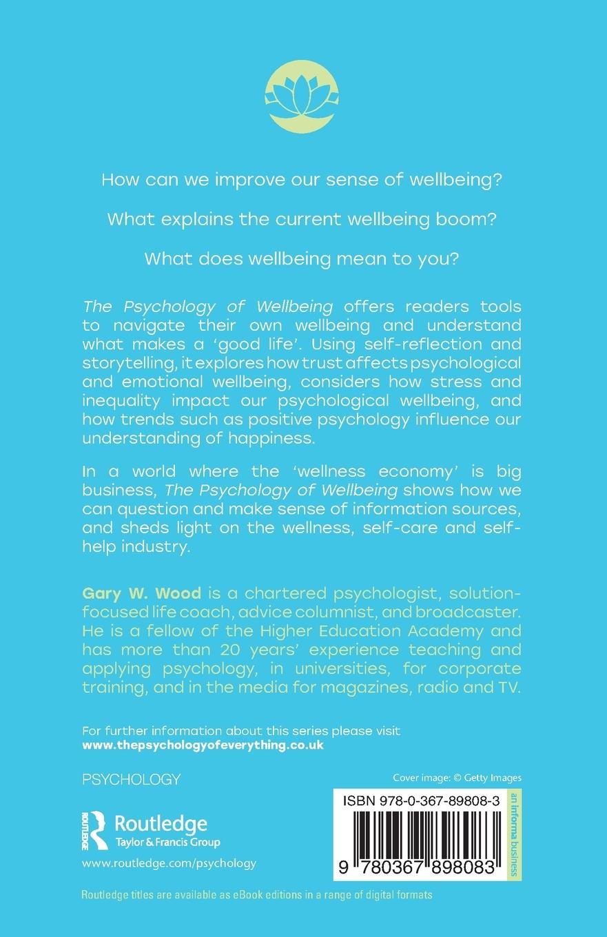 Rückseitencover The Psychology of Wellbeing