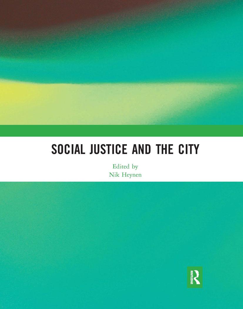 Vorderes Coverbild Social Justice and the City