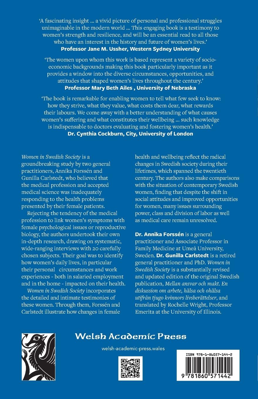 Rückseitencover Women in Swedish Society