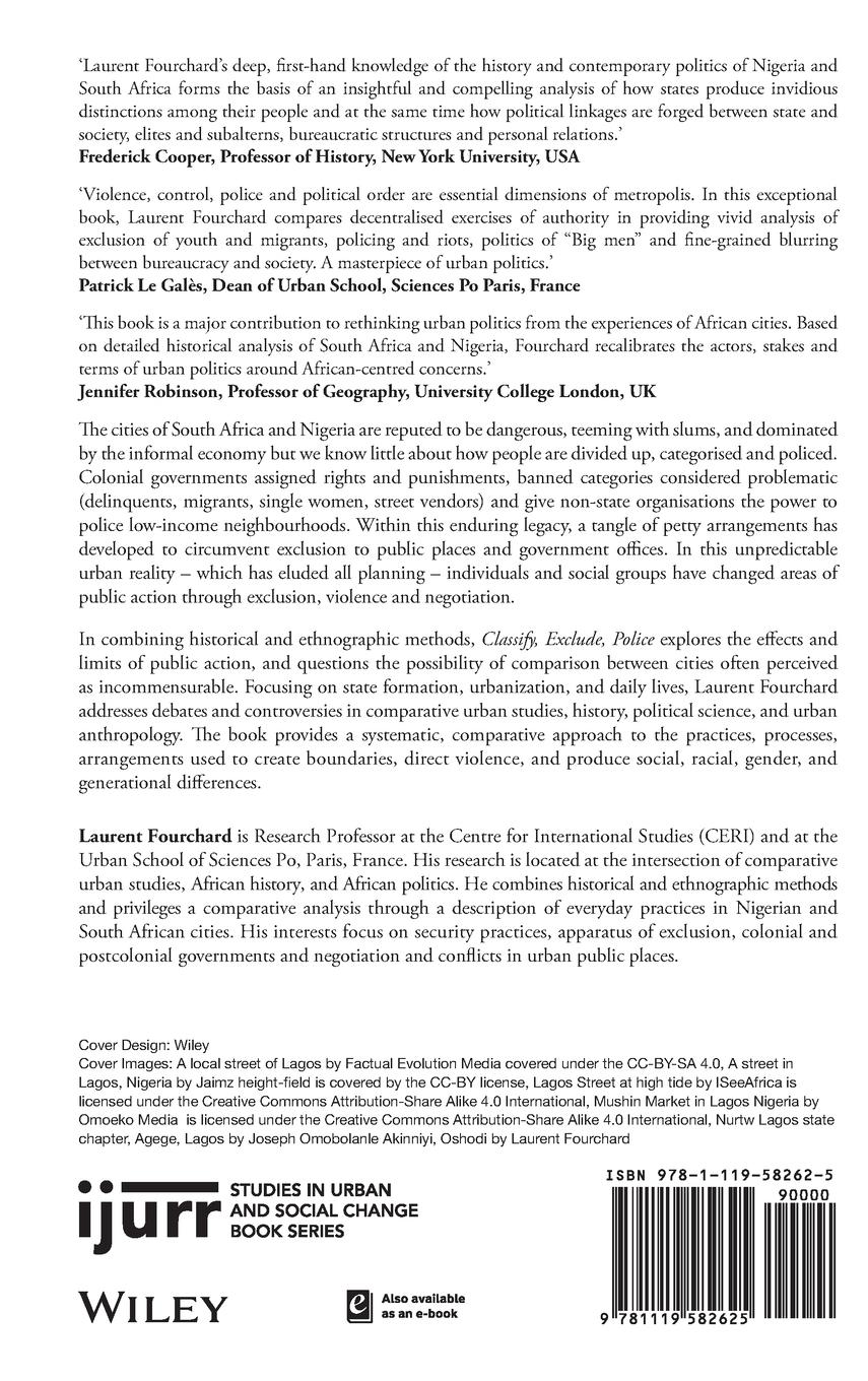 Rückseitencover Classify, Exclude, Police