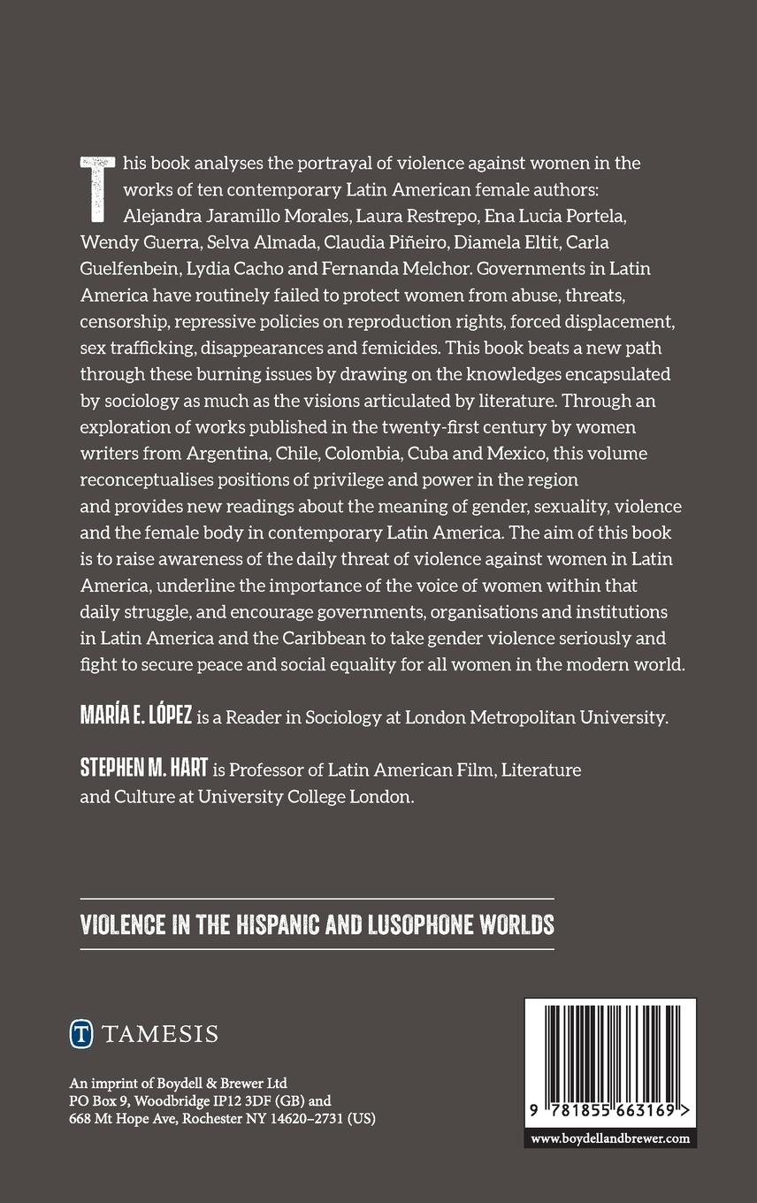 Rückseitencover Gender Violence in Twenty-First-Century Latin American Women's Writing