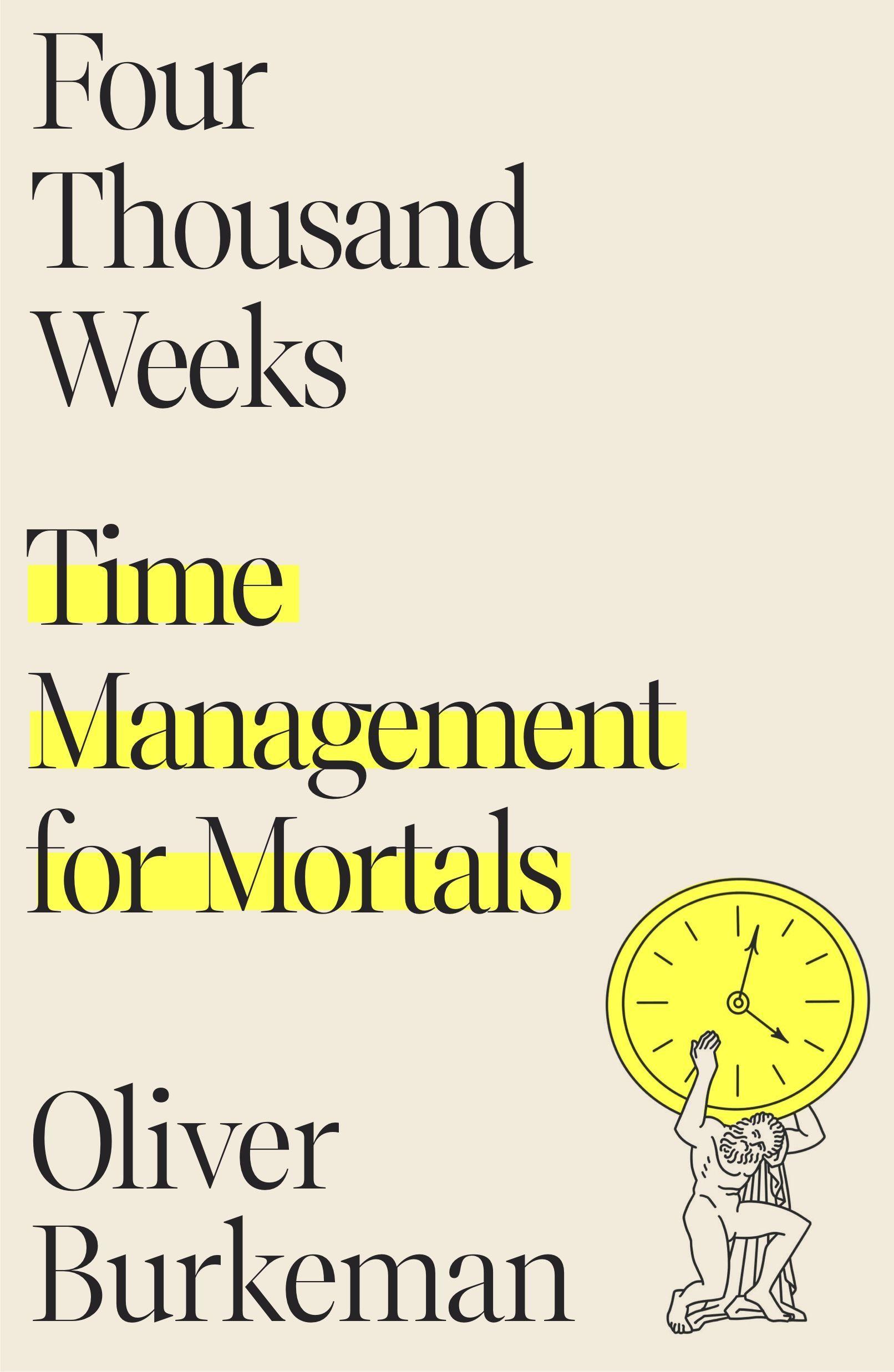 Vorderes Coverbild Four Thousand Weeks