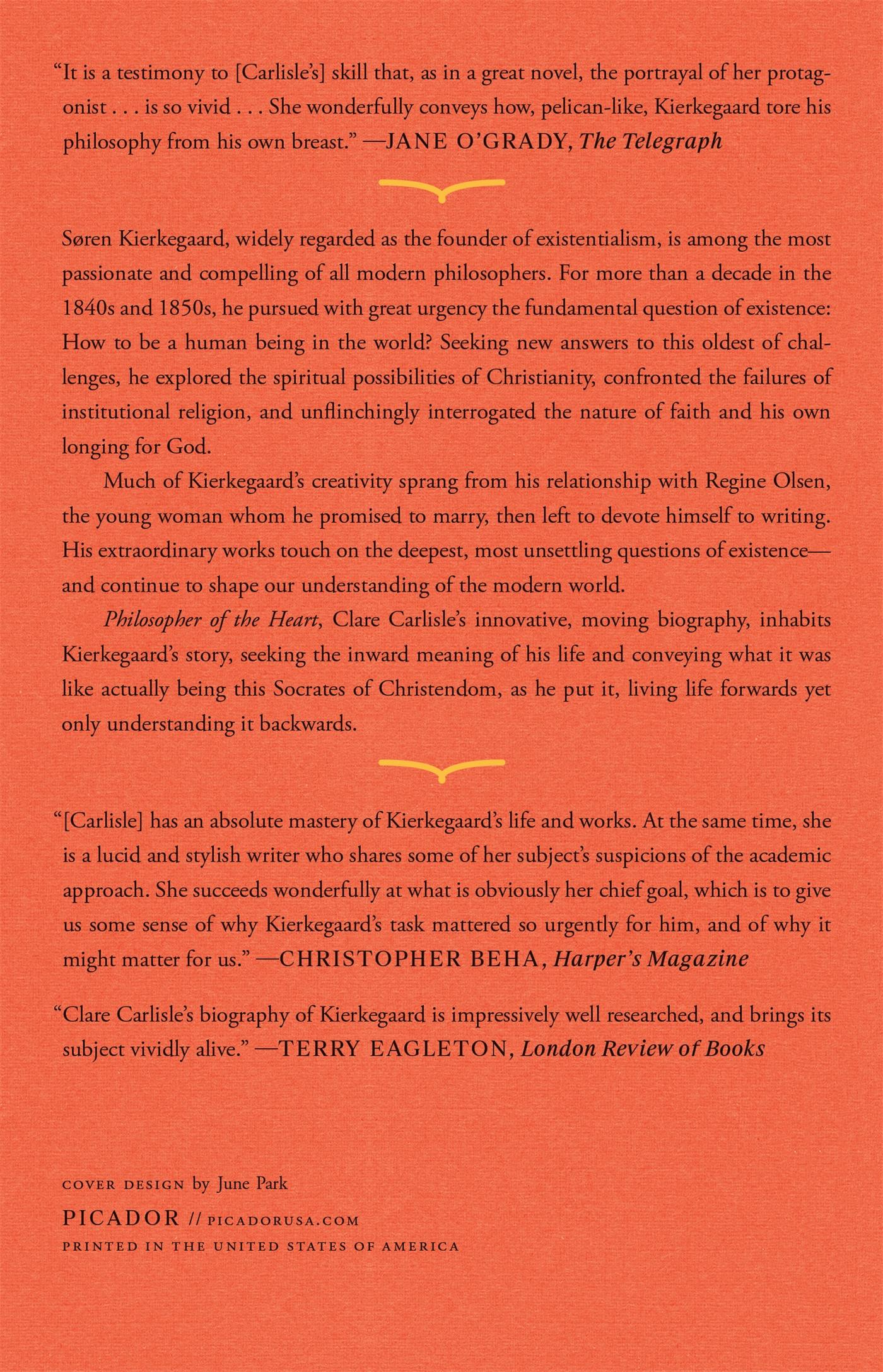 Rückseitencover Philosopher of the Heart