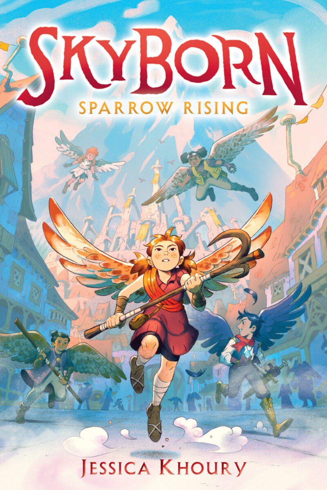 Vorderes Coverbild Sparrow Rising (Skyborn #1)