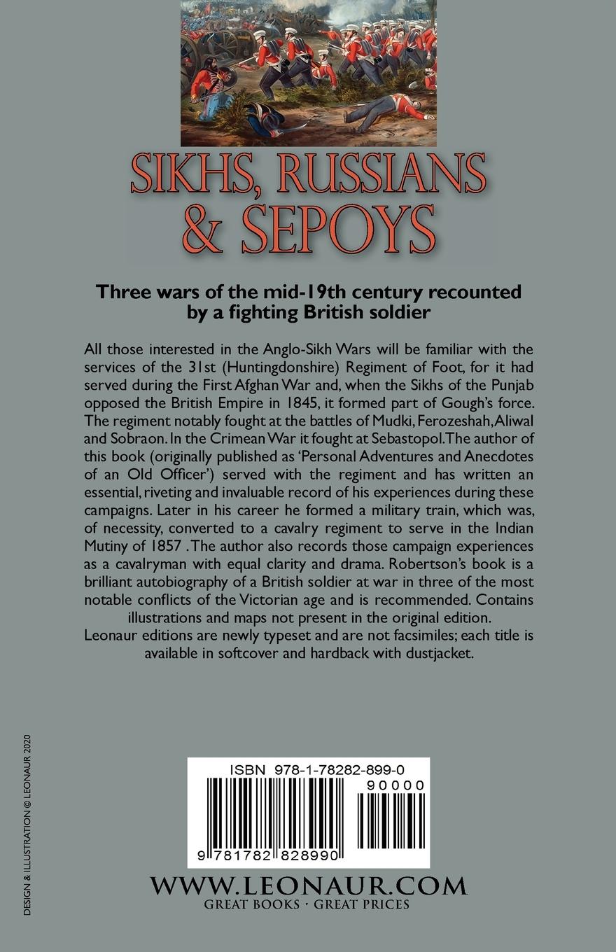 Rückseitencover Sikhs, Russians & Sepoys