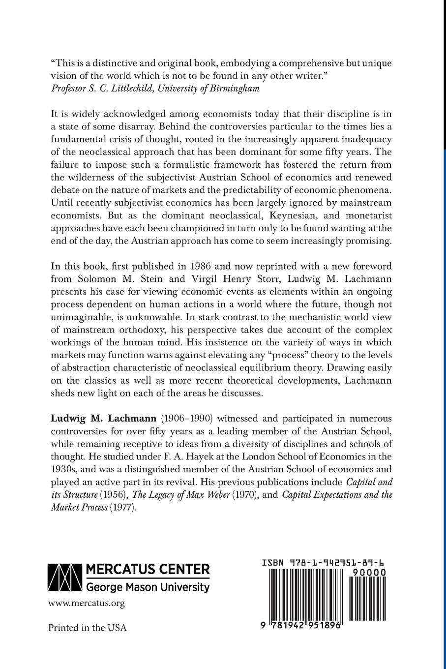 Rückseitencover The Market as an Economic Process