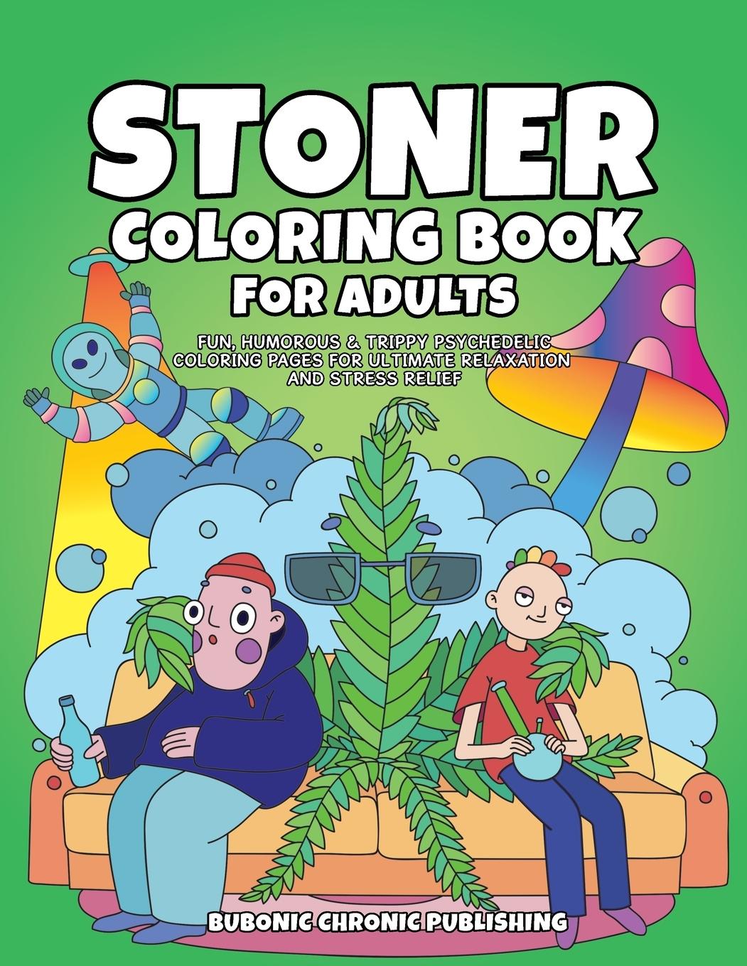 Vorderes Coverbild Stoner Coloring Book for Adults