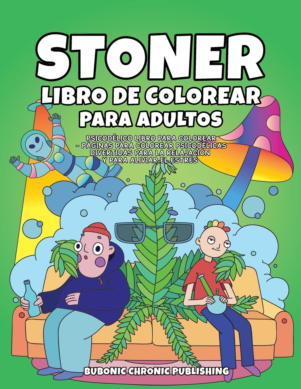 Vorderes Coverbild Stoner libro de colorear para adultos