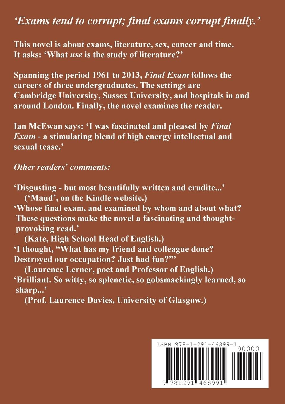 Rückseitencover Final Exam