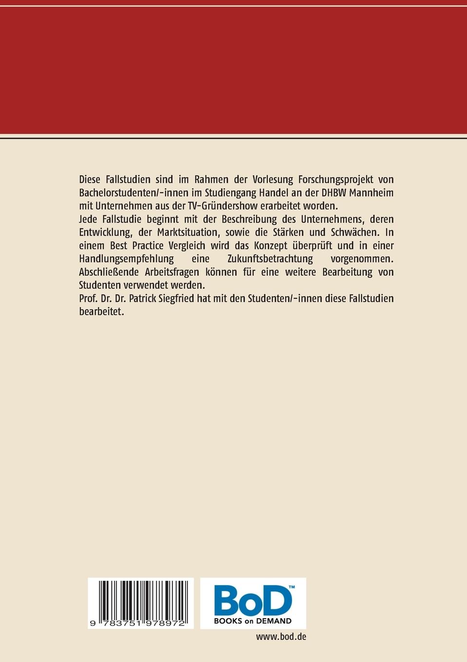 Rückseitencover Marketing in Start-ups