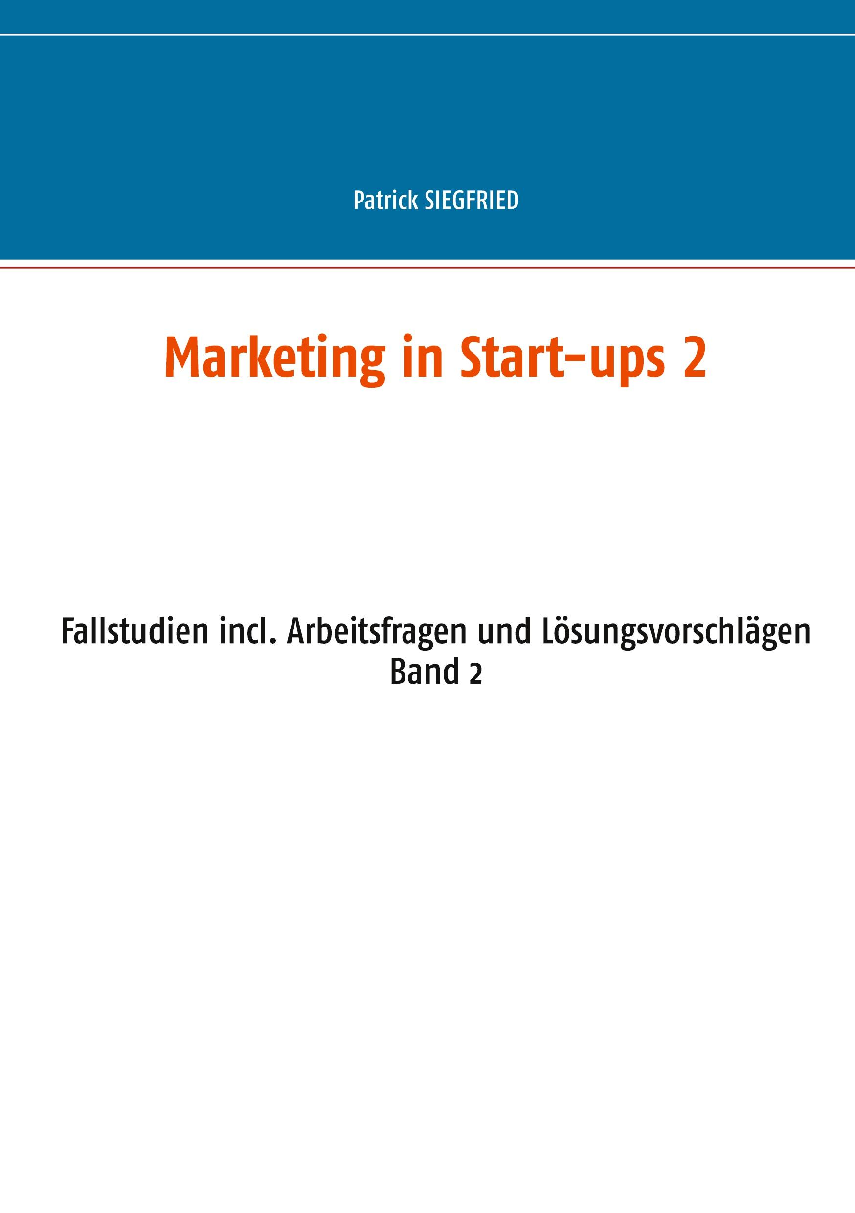 Vorderes Coverbild Marketing in Start-ups 2