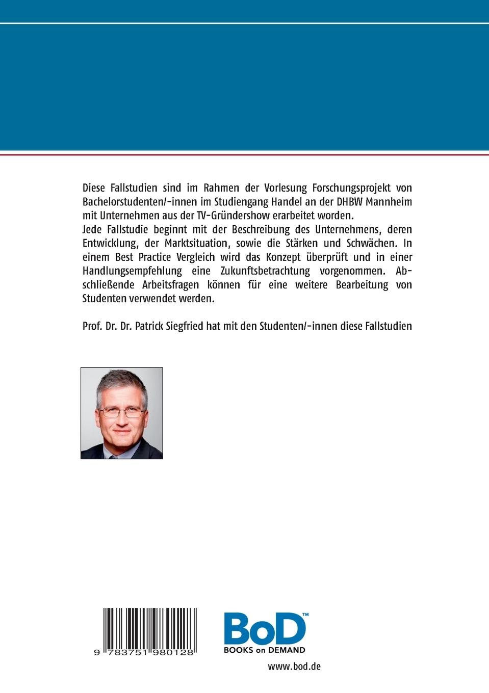 Rückseitencover Strategische Analysen von KMU-Unternehmenskonzepten