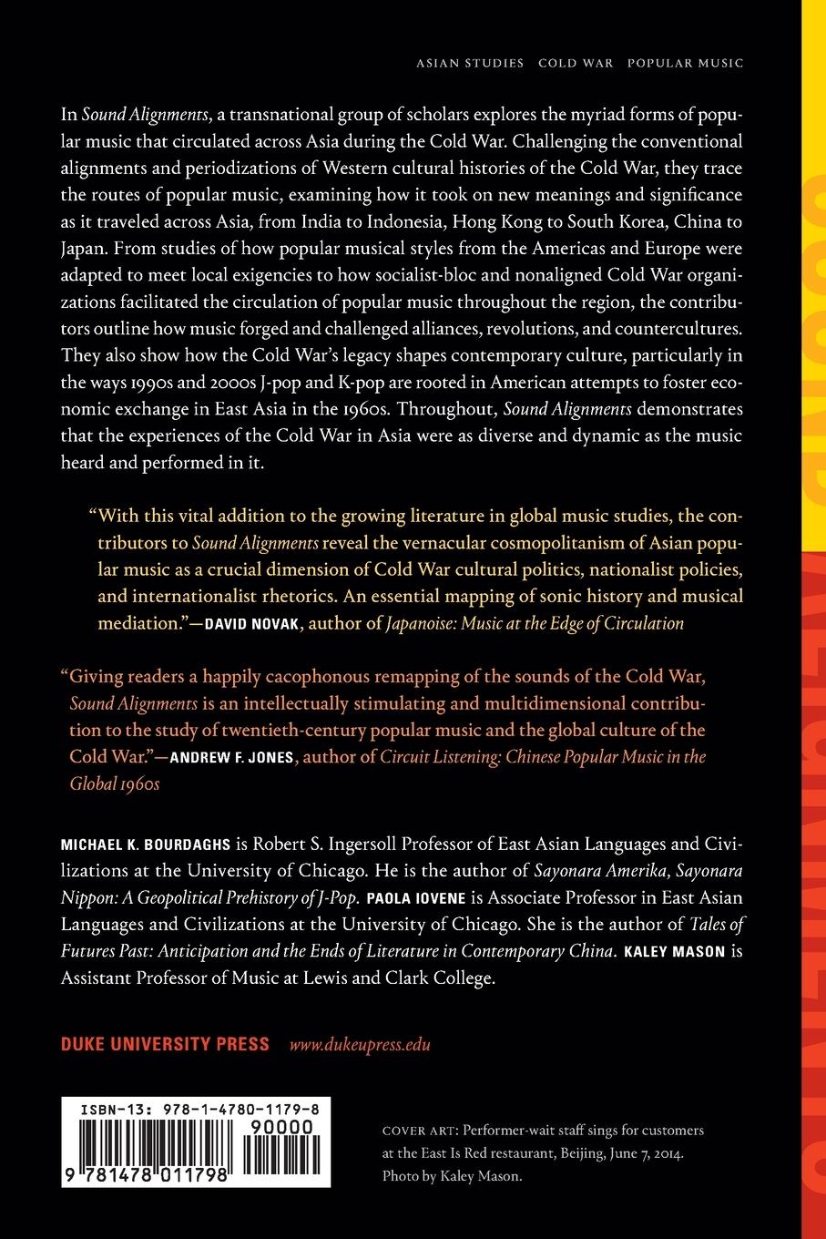 Rückseitencover Sound Alignments