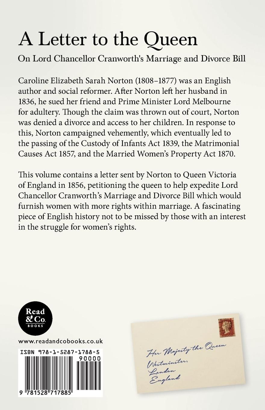 Rückseitencover A Letter to the Queen