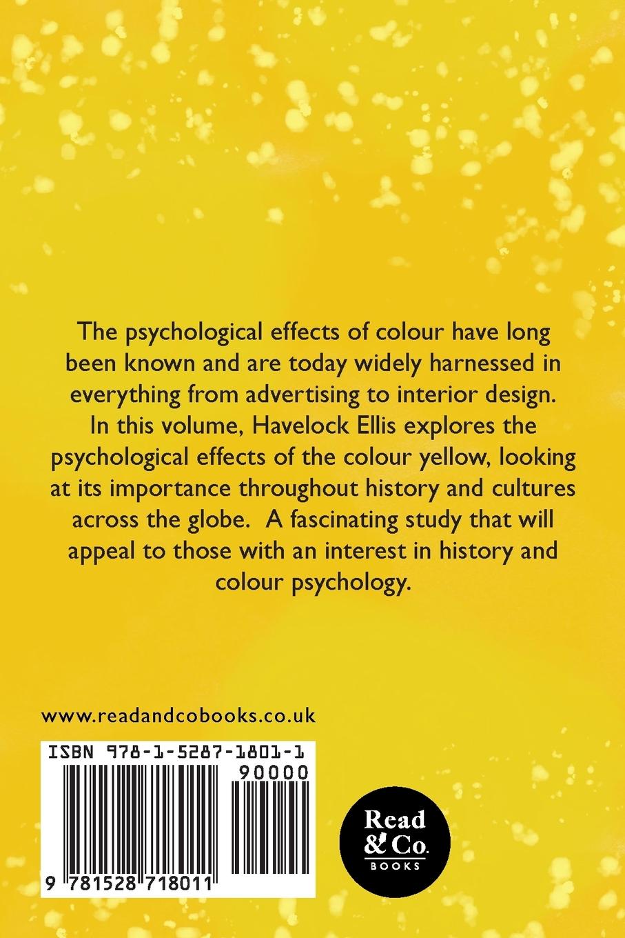 Rückseitencover The Psychology of Yellow
