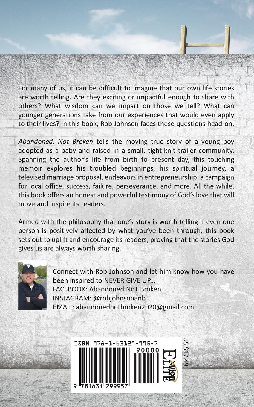 Rückseitencover Abandoned Not Broken: The PASSION & PERSPECTIVE to discover your PURPOSE