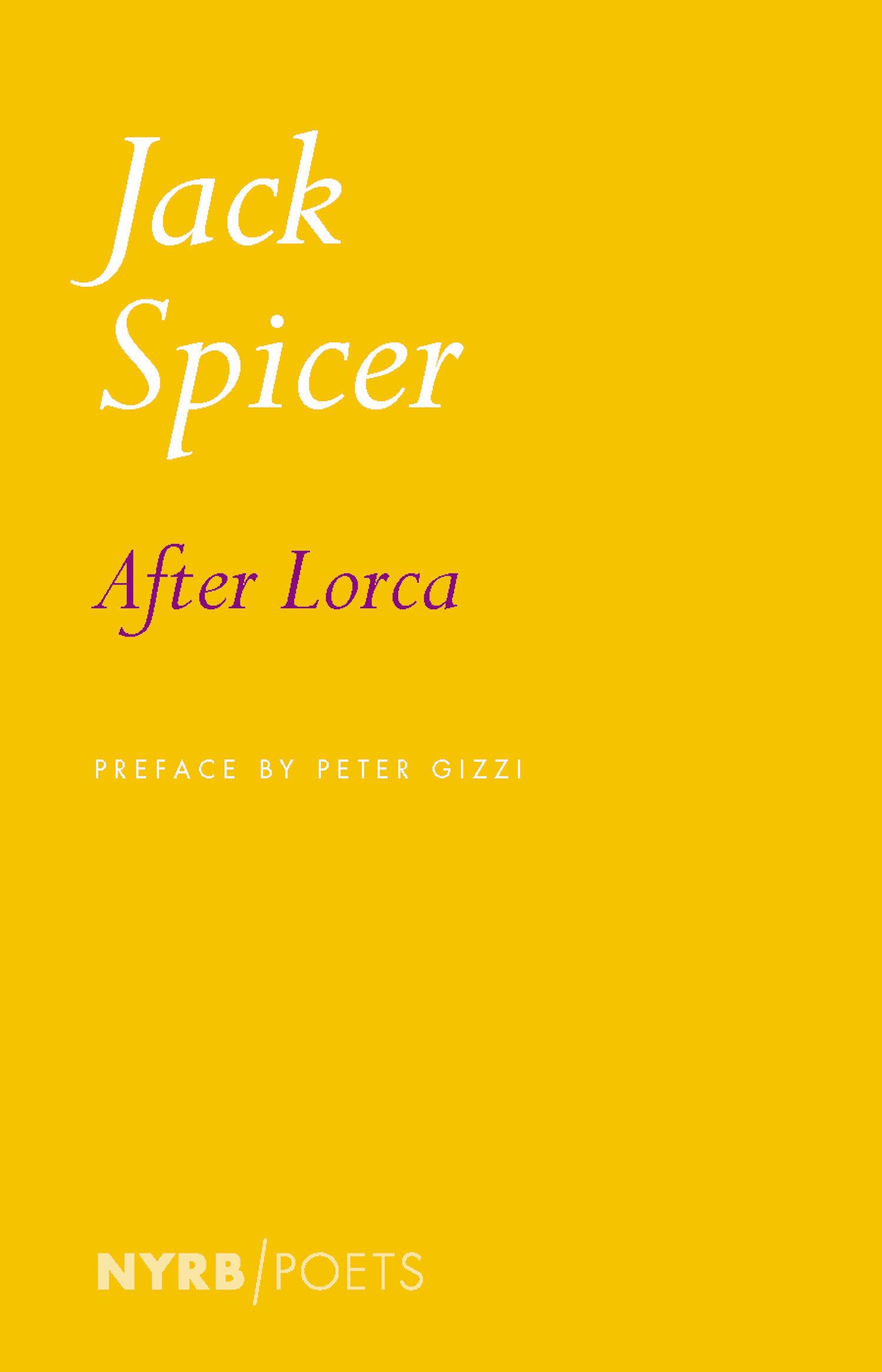 Vorderes Coverbild After Lorca