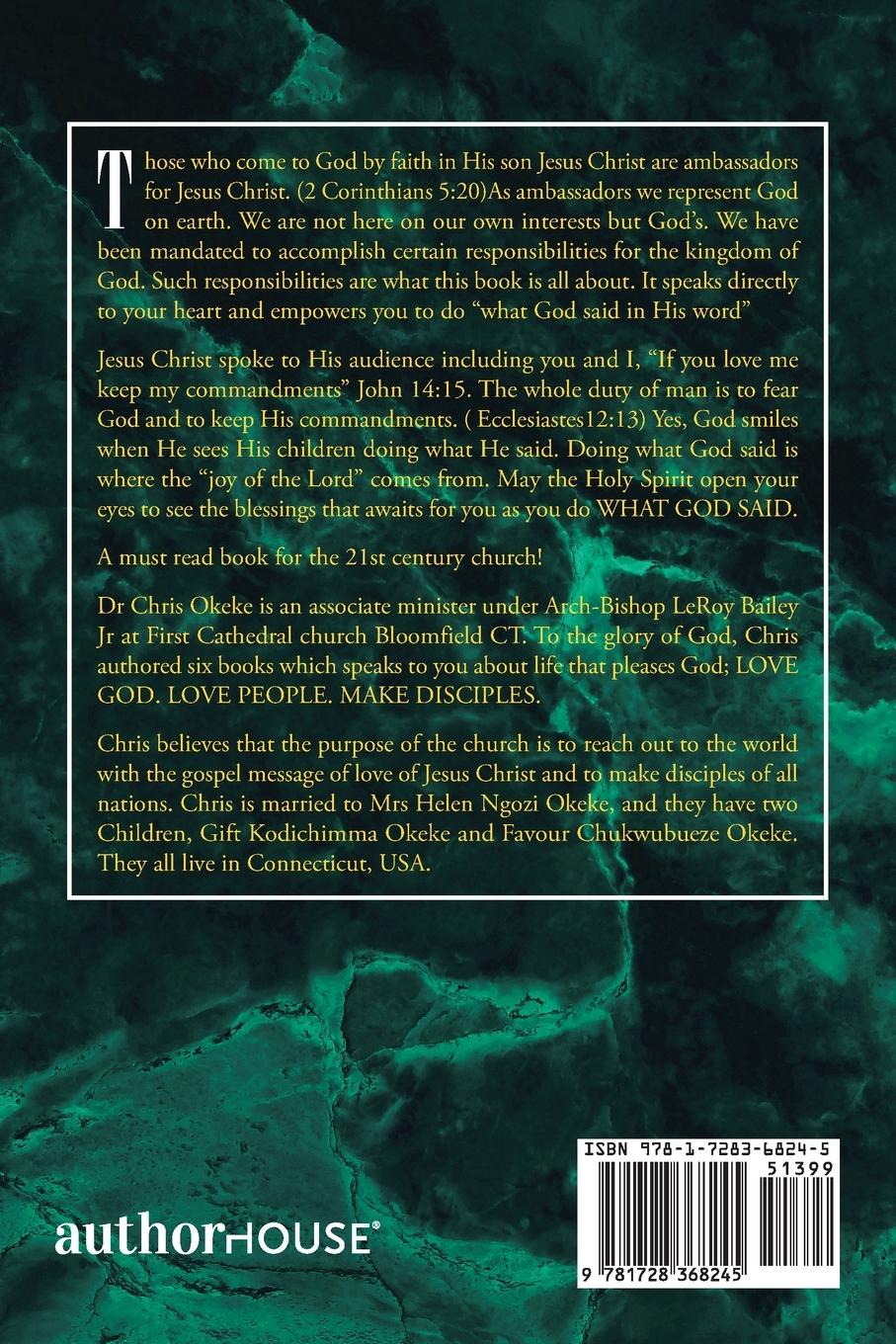 Rückseitencover What God Said