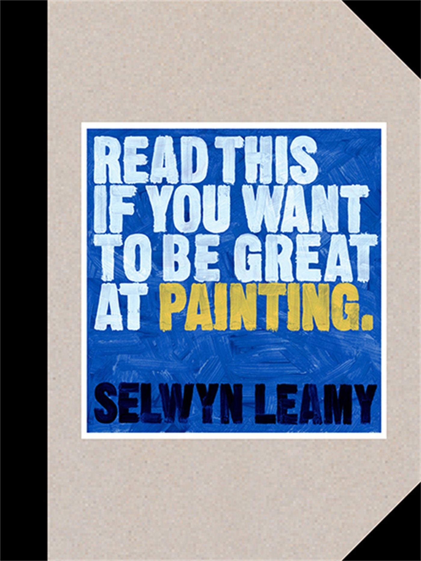 Vorderes Coverbild Read This If You Want to Be Great at Painting