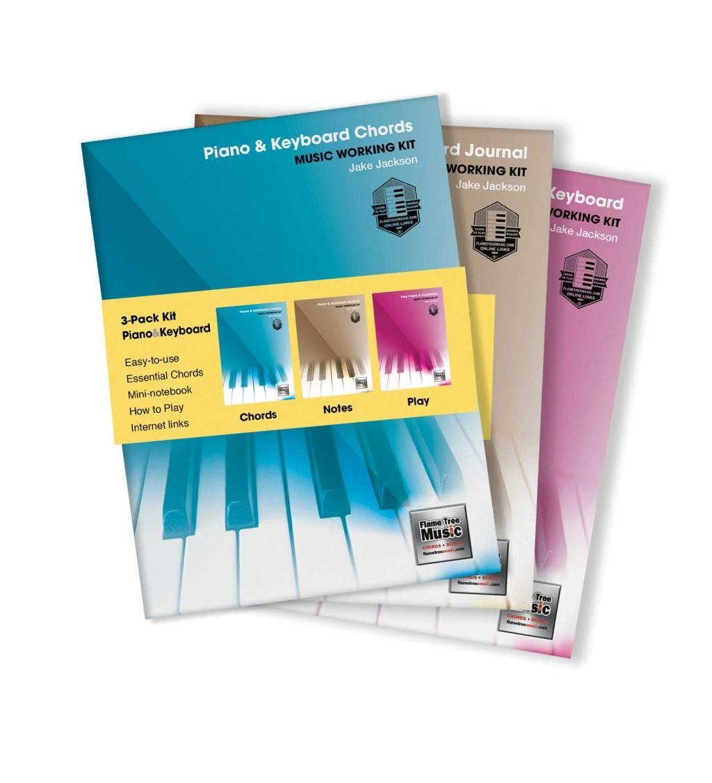 Vorderes Coverbild 3-Book Music Working Kit for Piano & Keyboard