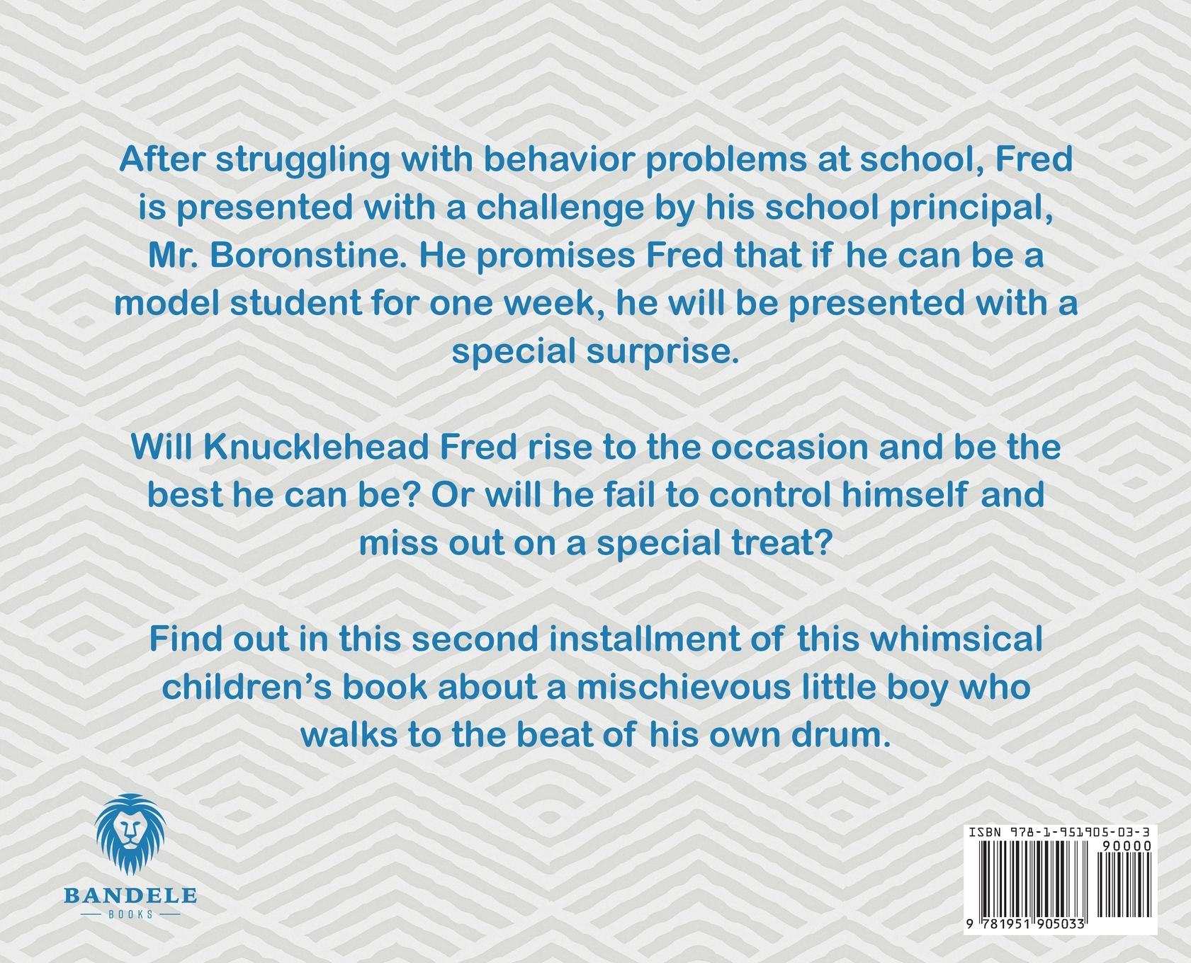 Rückseitencover Knucklehead Fred and the Principal's Challenge