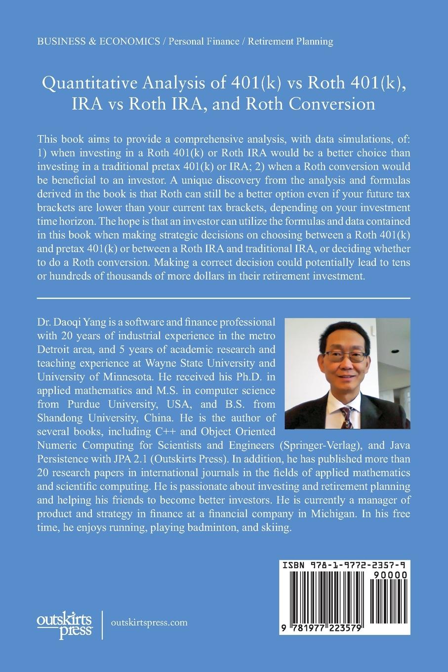 Rückseitencover Retirement Planning