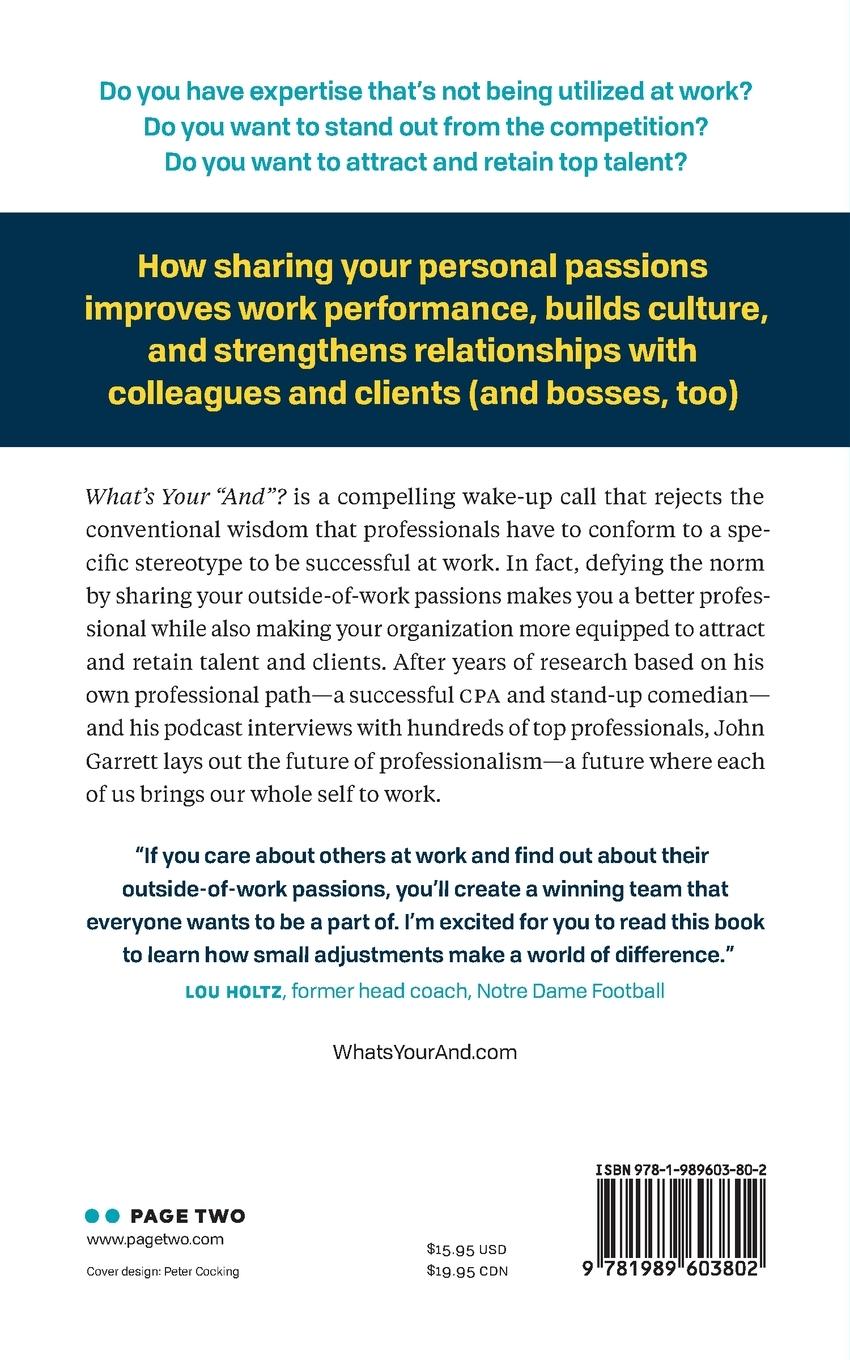 Rückseitencover What's Your "And"?