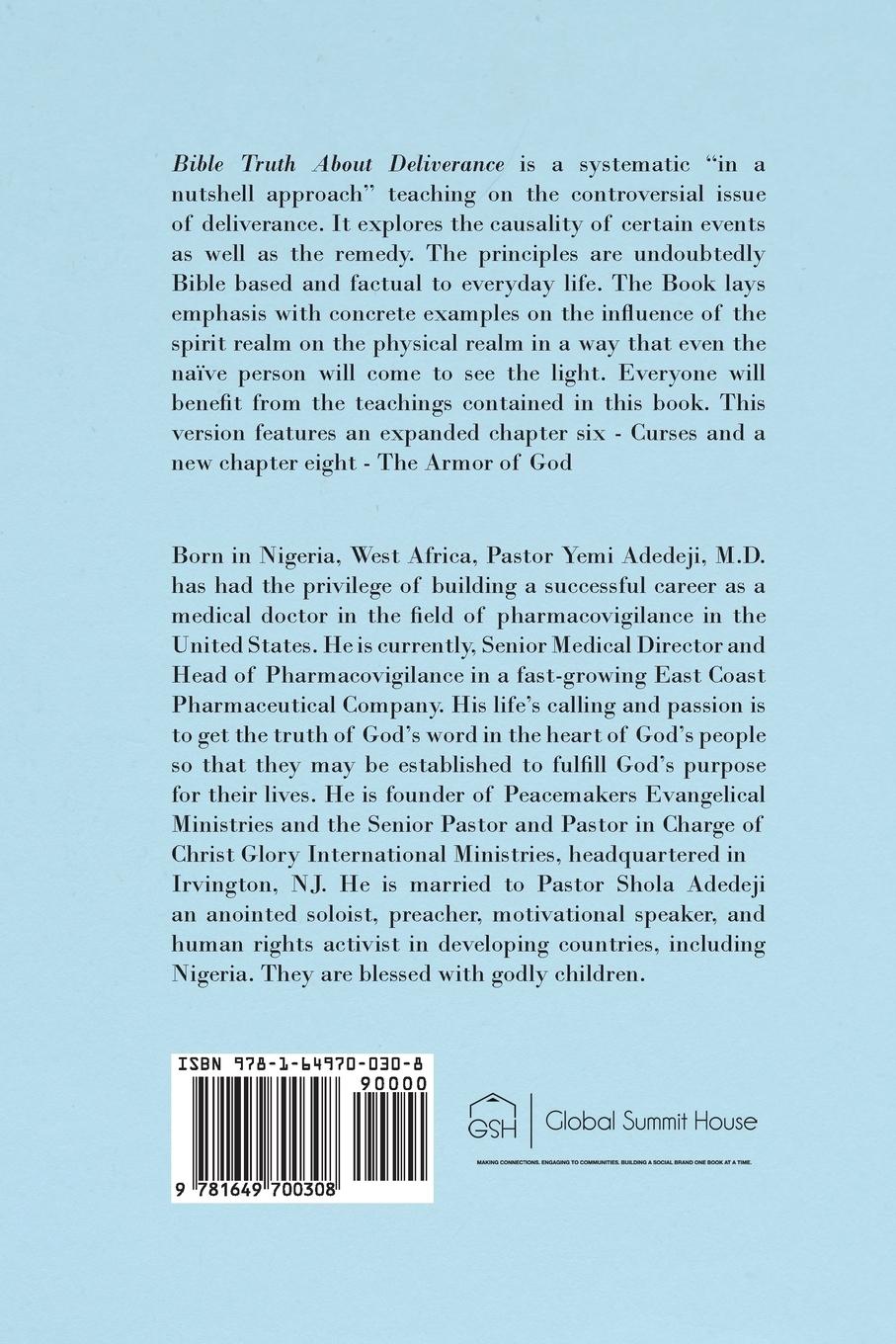 Rückseitencover Bible Truth about Deliverance