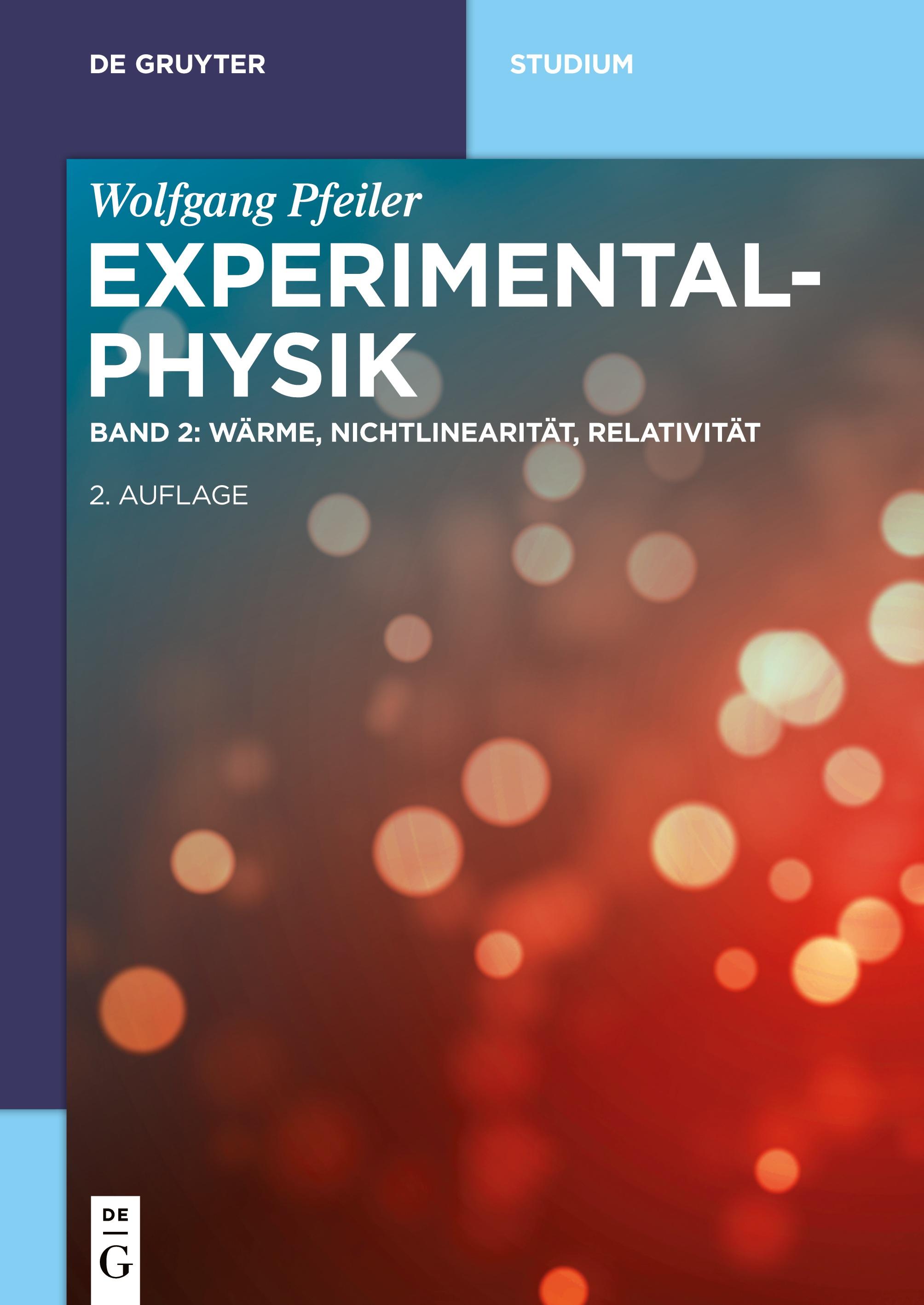 Vorderes Coverbild Wärme, Nichtlinearität, Relativität