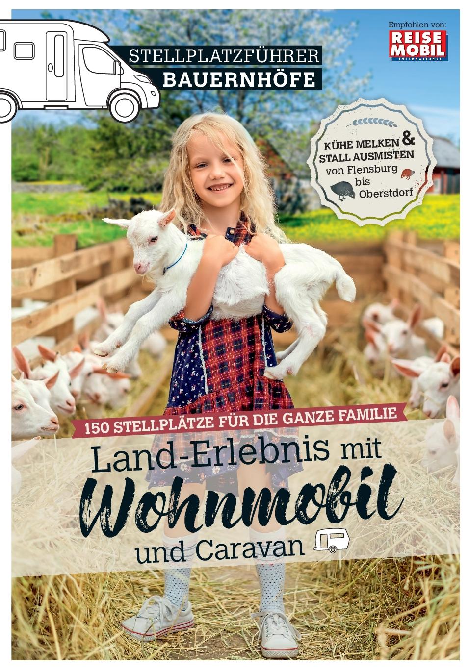 Vorderes Coverbild Stellplatzführer Bauernhöfe