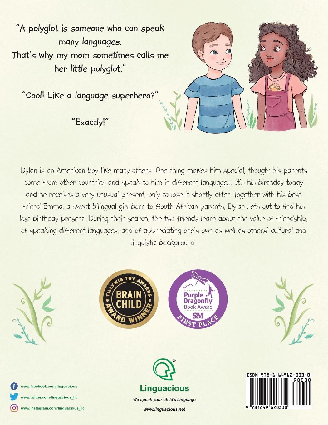 Rückseitencover Dylan's Birthday Present / Te Taonga Huritau a Dylan - Bilingual English and Maori Edition