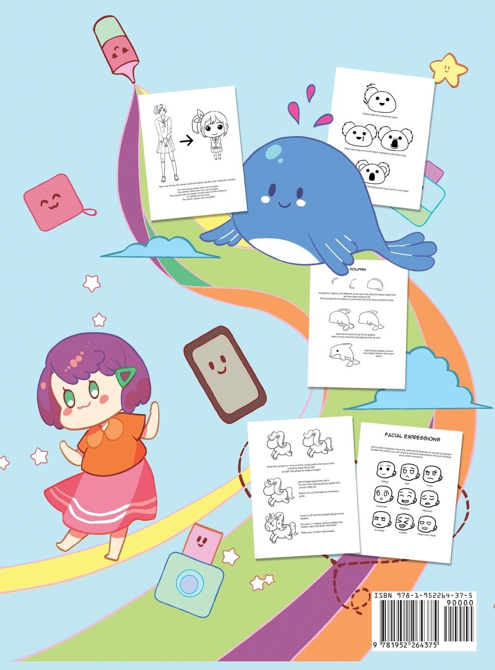 Rückseitencover Apprendre à dessiner Kawaii