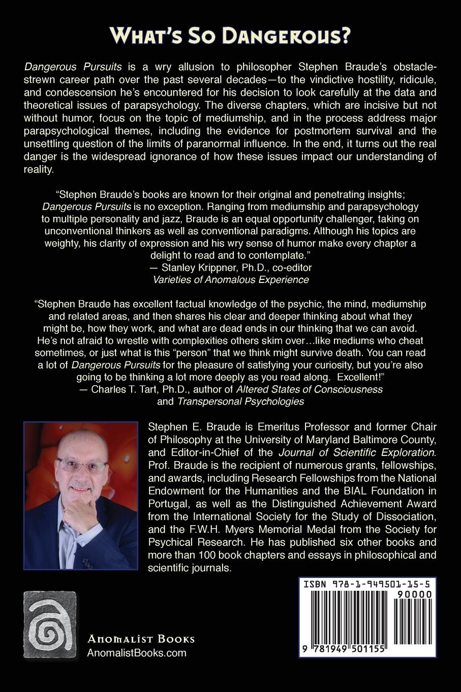 Rückseitencover Dangerous Pursuits