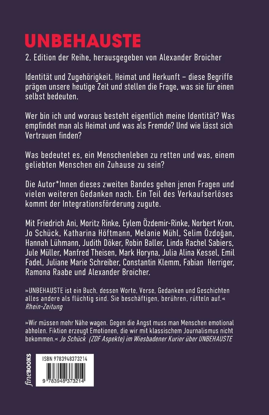 Rückseitencover Unbehauste 2