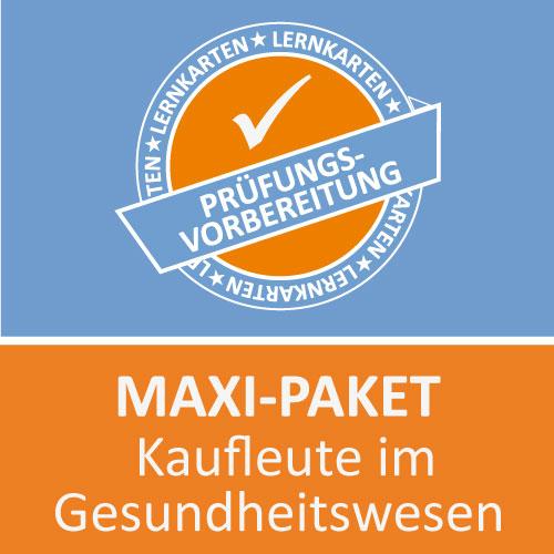 Vorderes Coverbild Maxi-Paket Lernkarten Kaufmann / Kauffrau im Gesundheitswesen Prüfung