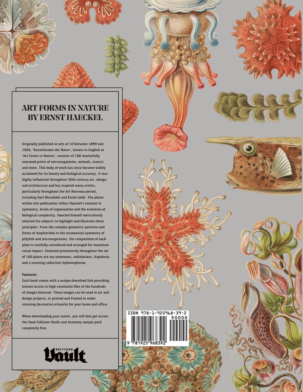 Rückseitencover Art Forms in Nature by Ernst Haeckel