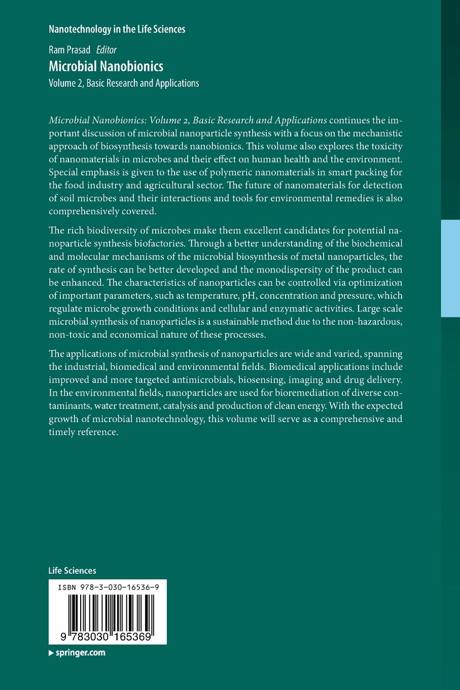 Rückseitencover Microbial Nanobionics