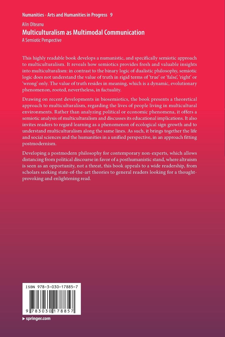 Rückseitencover Multiculturalism as Multimodal Communication