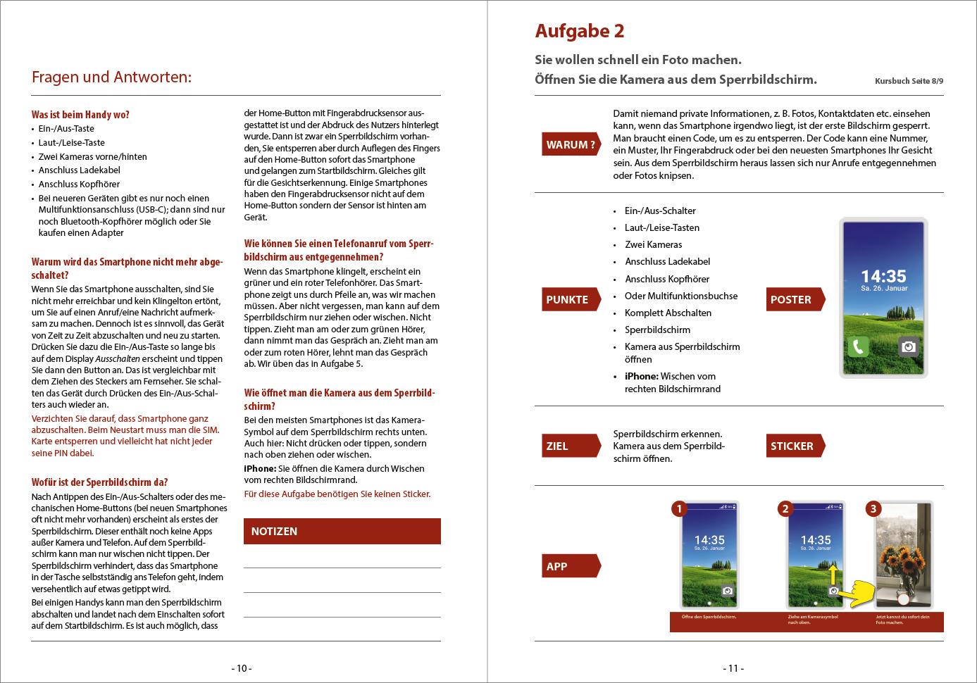 Beispielinhalt (Bild) Smartphonekurs für Senioren - Trainer-Starterpaket für Android und iOS