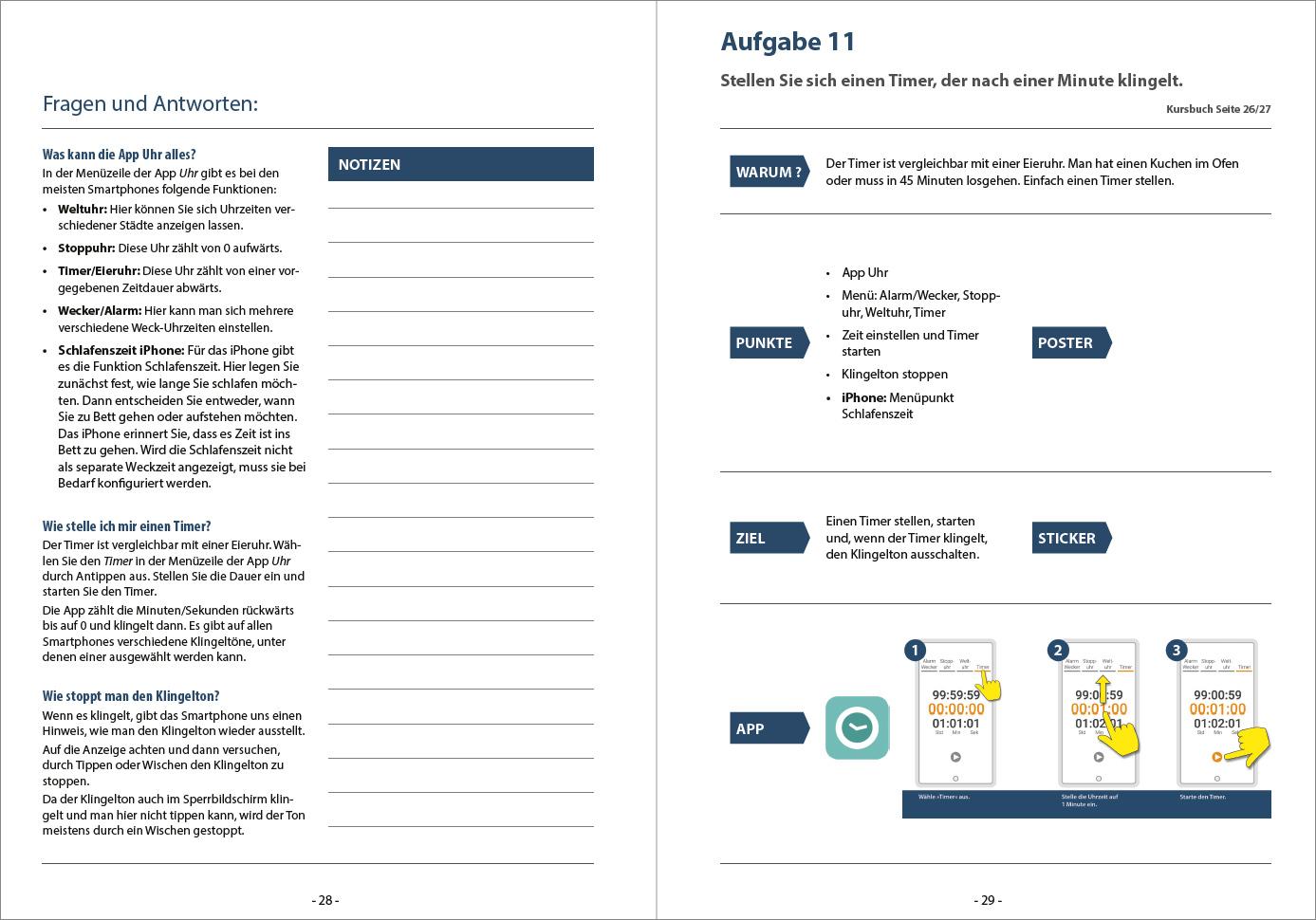 Beispielinhalt (Bild) Smartphonekurs für Senioren - Trainer-Starterpaket für Android und iOS