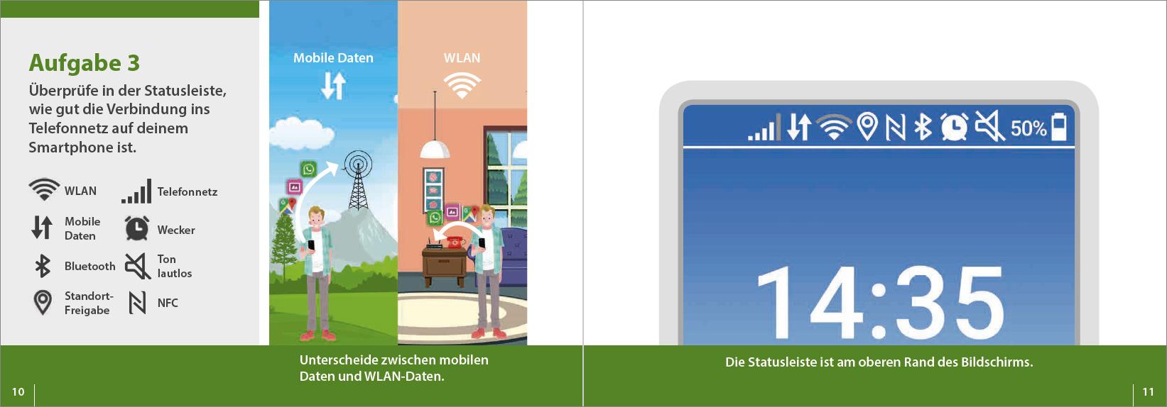 Beispielinhalt (Bild) Smartphonekurs für Senioren - Trainer-Starterpaket für Android und iOS