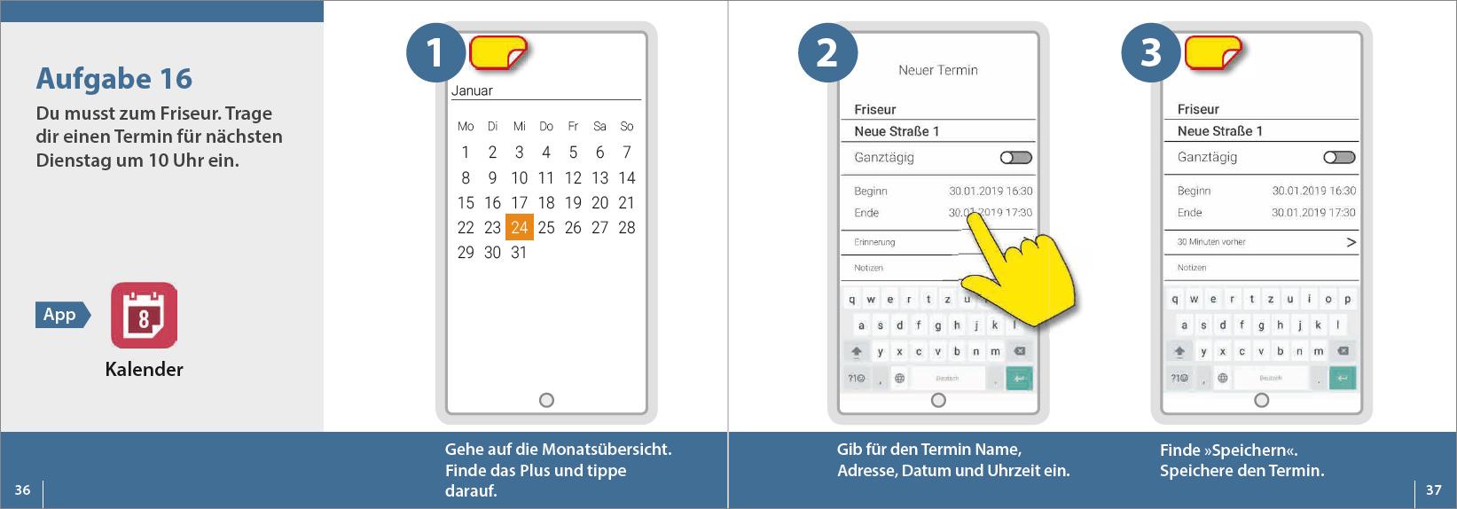 Beispielinhalt (Bild) Smartphonekurs für Senioren - Trainer-Starterpaket für Android und iOS