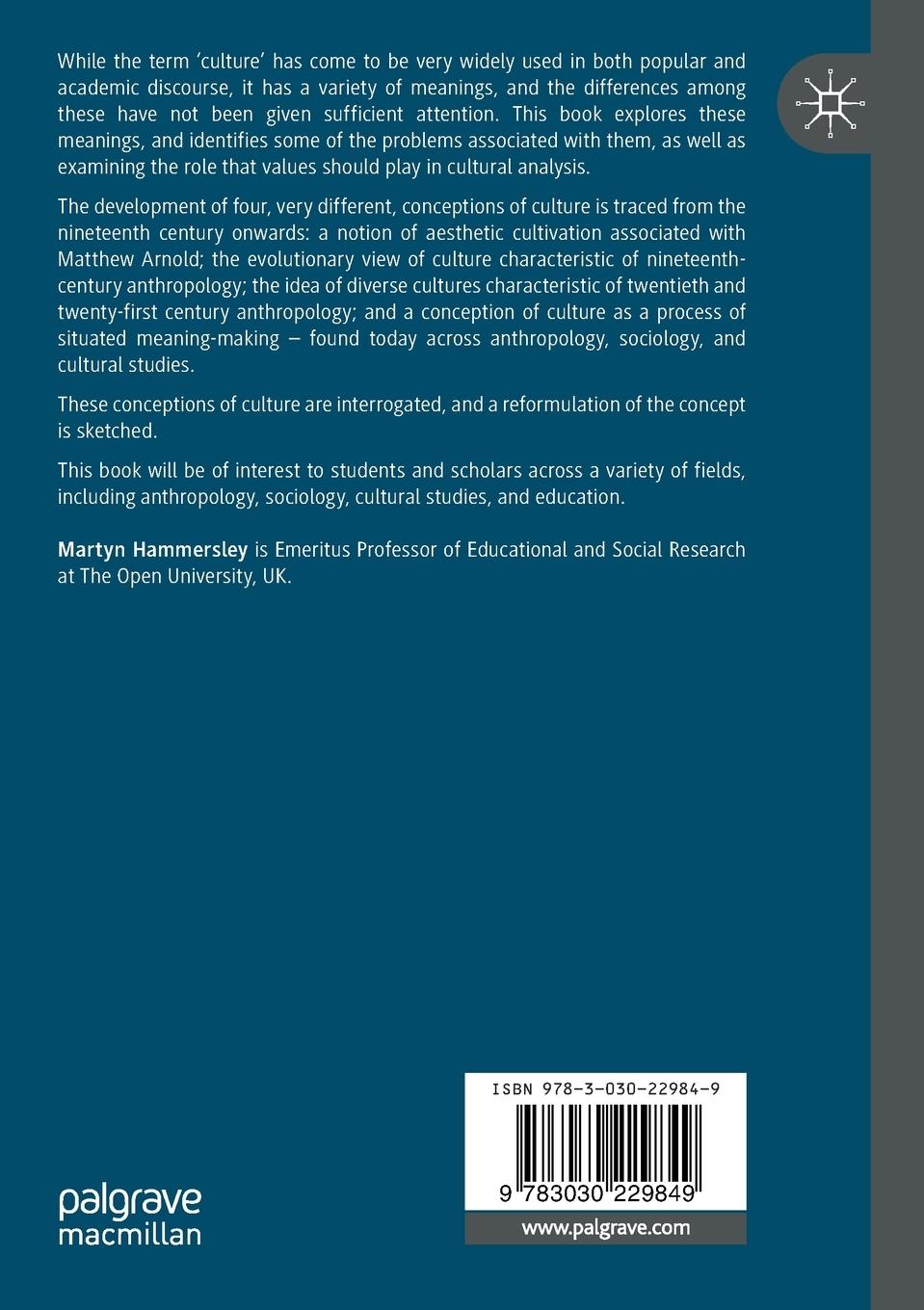 Rückseitencover The Concept of Culture