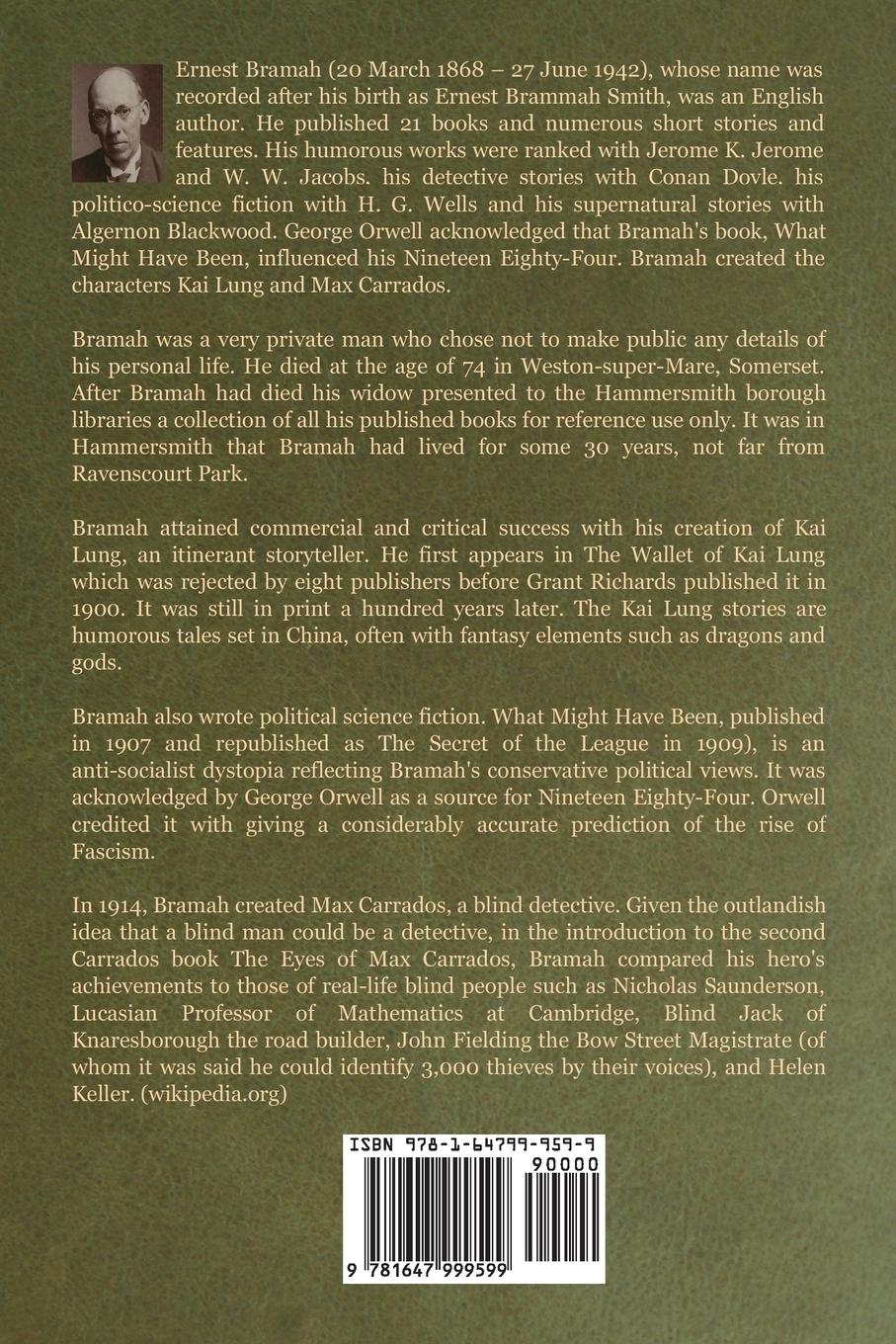 Rückseitencover Kai Lung's Golden Hours