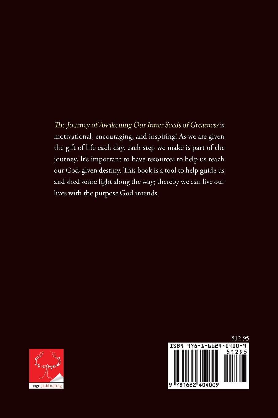 Rückseitencover The Journey of Awakening Our Inner Seeds of Greatness