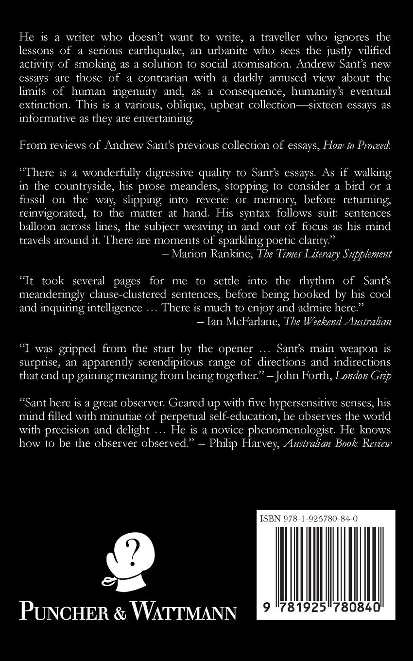 Rückseitencover The Hallelujah Shadow