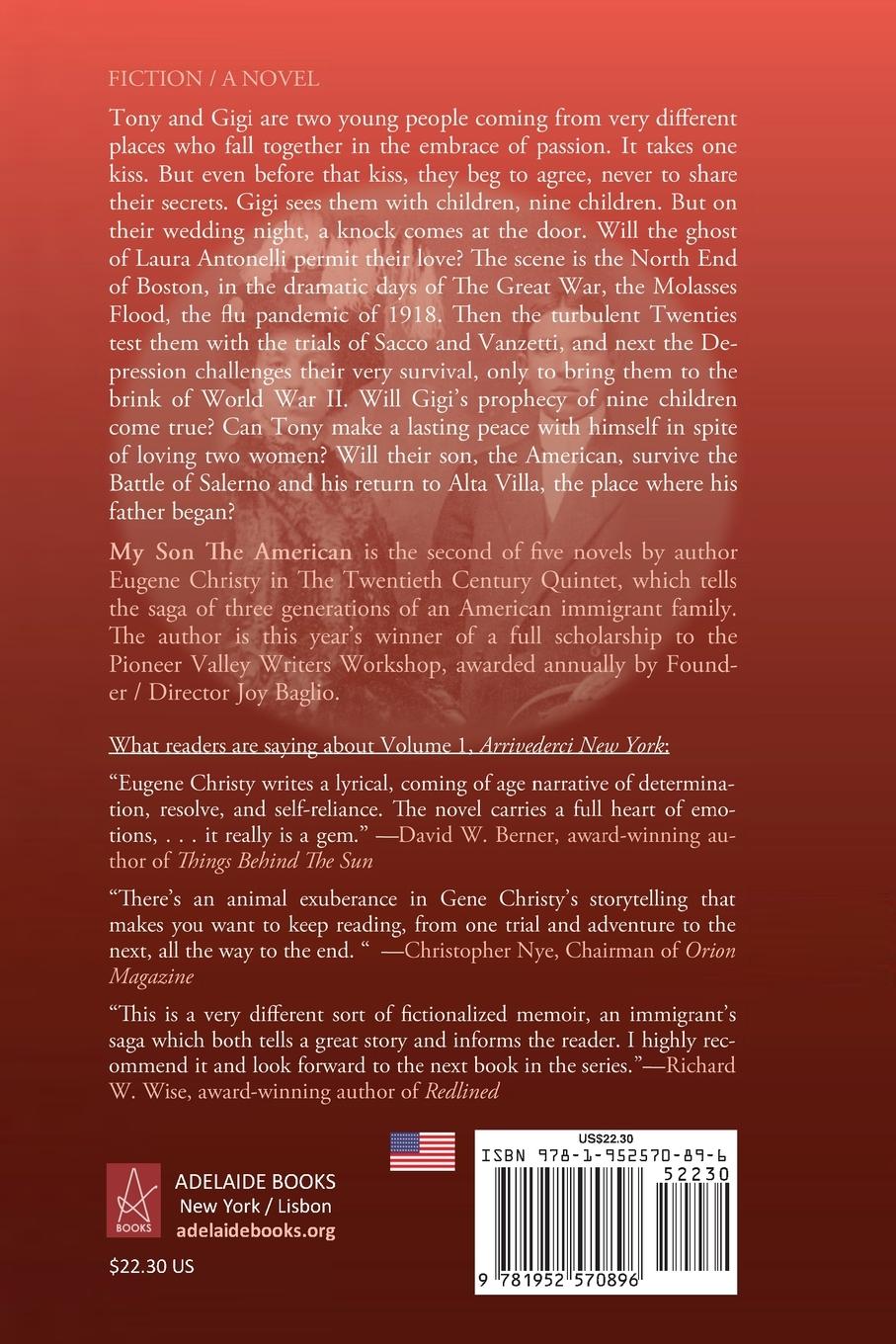 Rückseitencover My Son The American