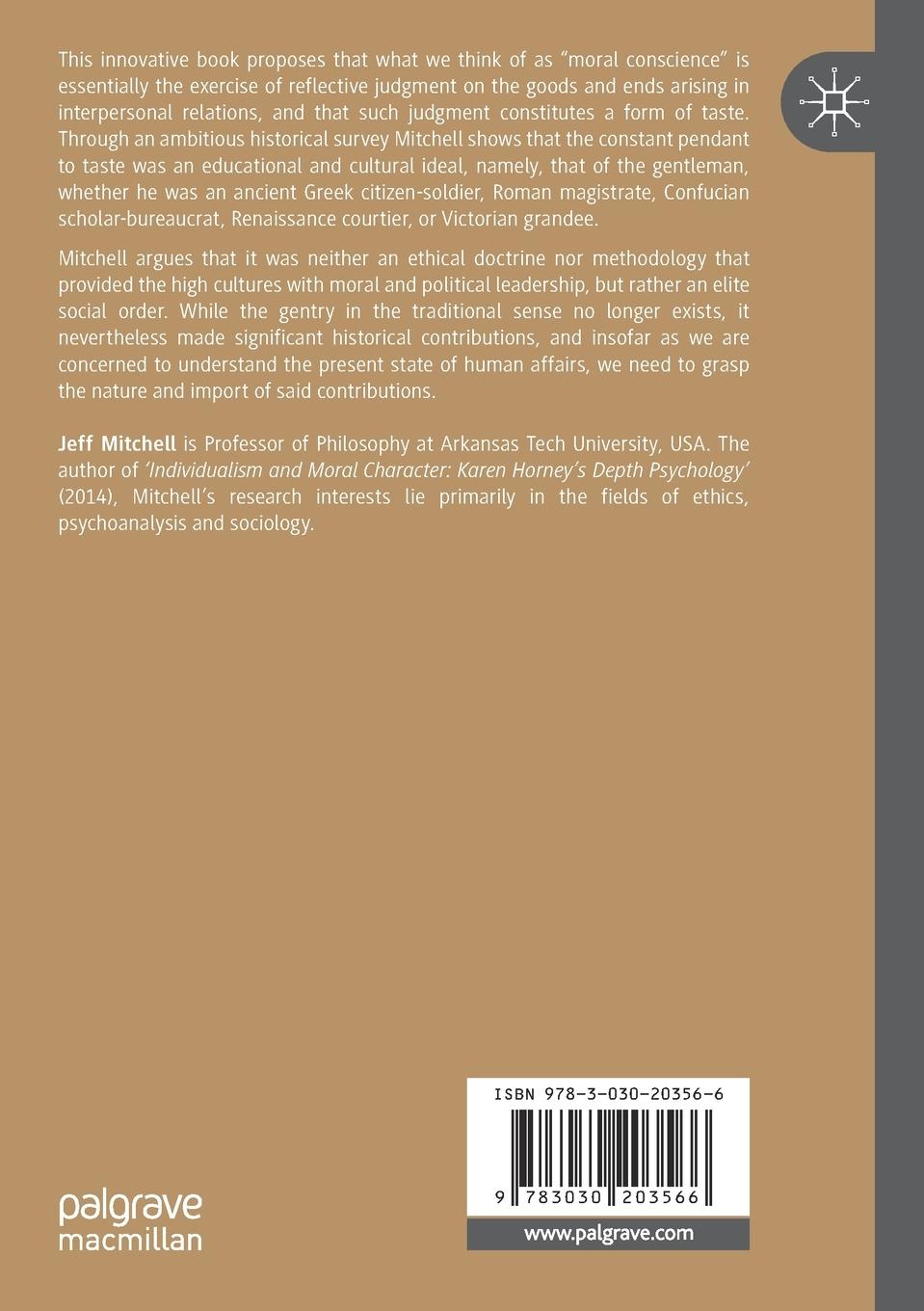 Rückseitencover On the Decline of the Genteel Virtues