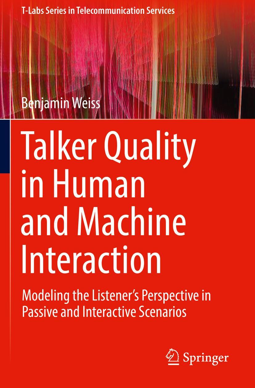 Vorderes Coverbild Talker Quality in Human and Machine Interaction